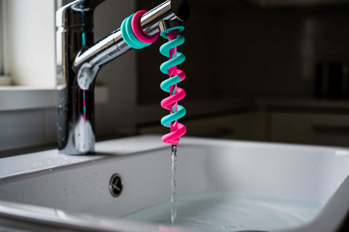 Plötzlich wickeln Leute Strohhalme um ihre Wasserhähne, Home-Organizer schwören darauf